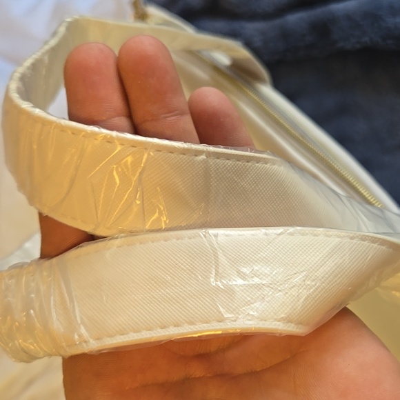 Perfectly Posh White and Glitter Tote Bag - Picture 5 of 5